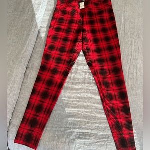 Plaid legging/skinny pant from Loft